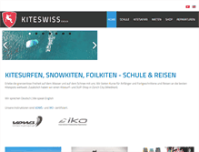 Tablet Screenshot of kiteswiss.ch